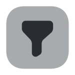 Filter Square SVG Icon